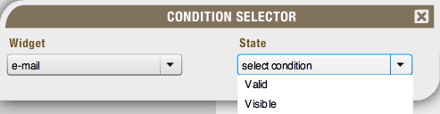 Select condition state