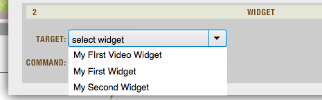 Select widget