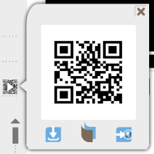 Clip QR code