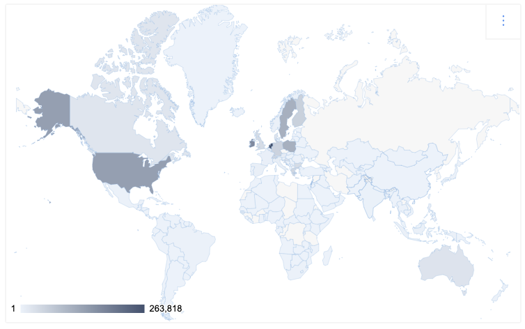 world map video statistics